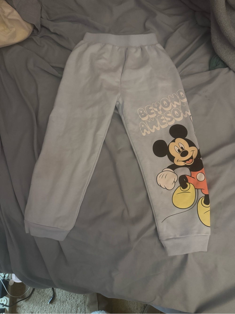 Disney Light Blue Mickey Mouse 'Beyond Awesome' Joggers